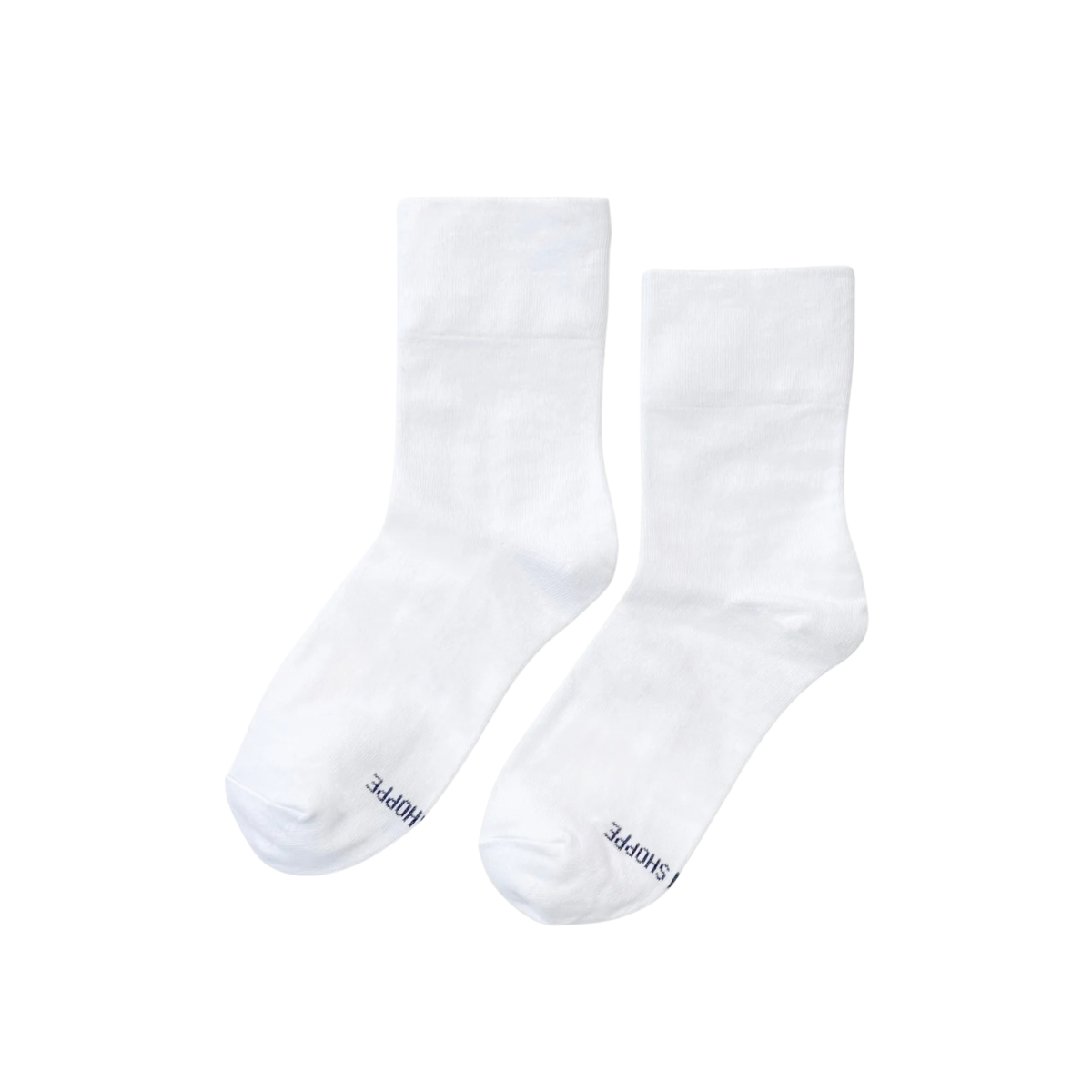 Le Bon Womens Sneaker Socks-Classic White