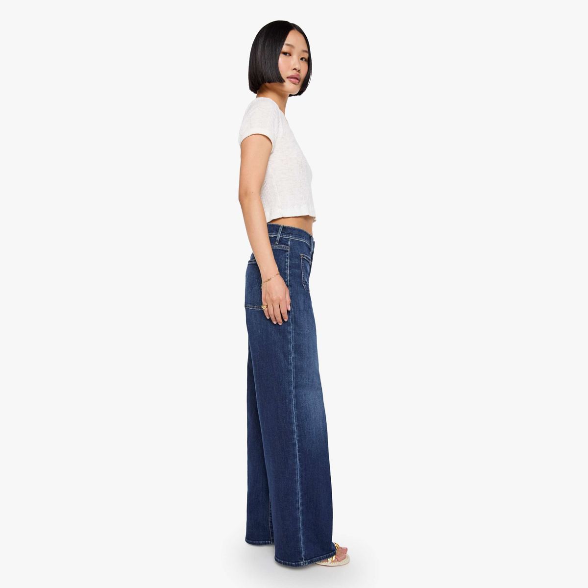 Mother Lilac Patch Pocket Mid Rise Maven Sneak - Backstage Pass Kcp