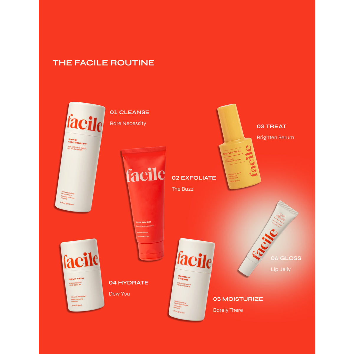 Facile Lip Jelly - Clear Lip Moisturizer