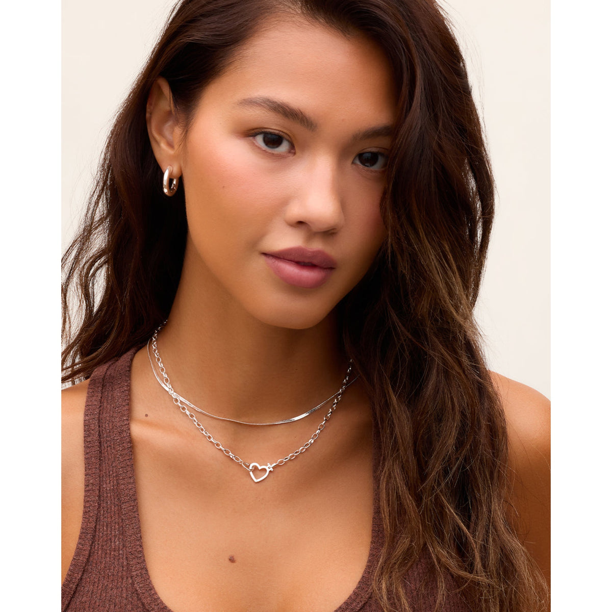 Gorjana Lou Hoops - Silver - Silver