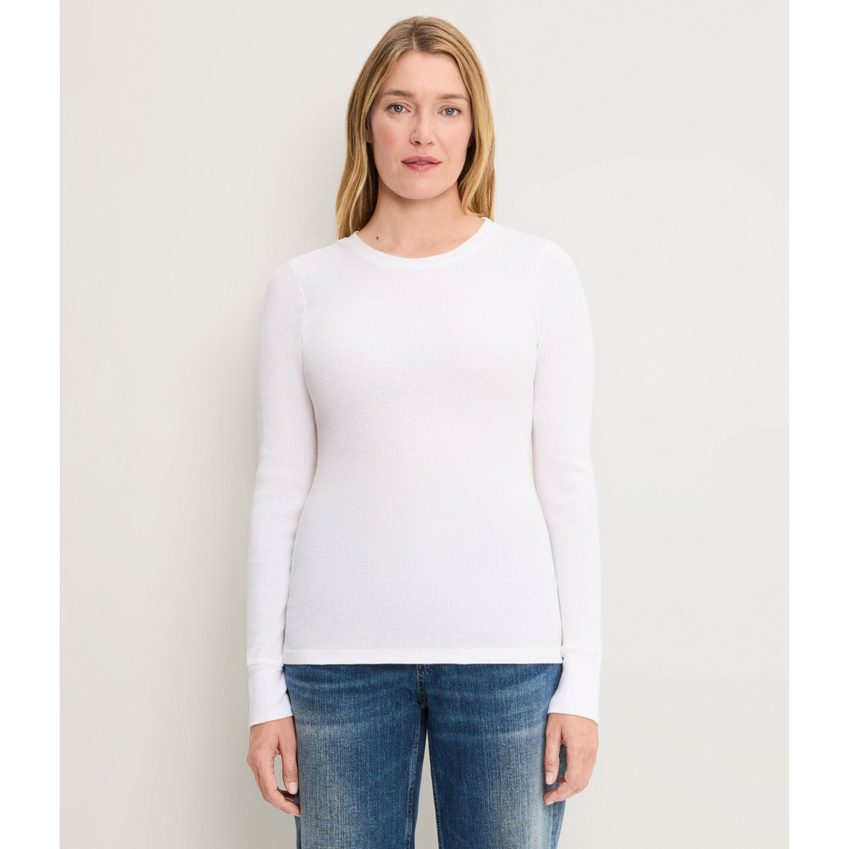 Michael Stars MICHAEL STARS Juliet Crew Neck-Coconut Milk 
