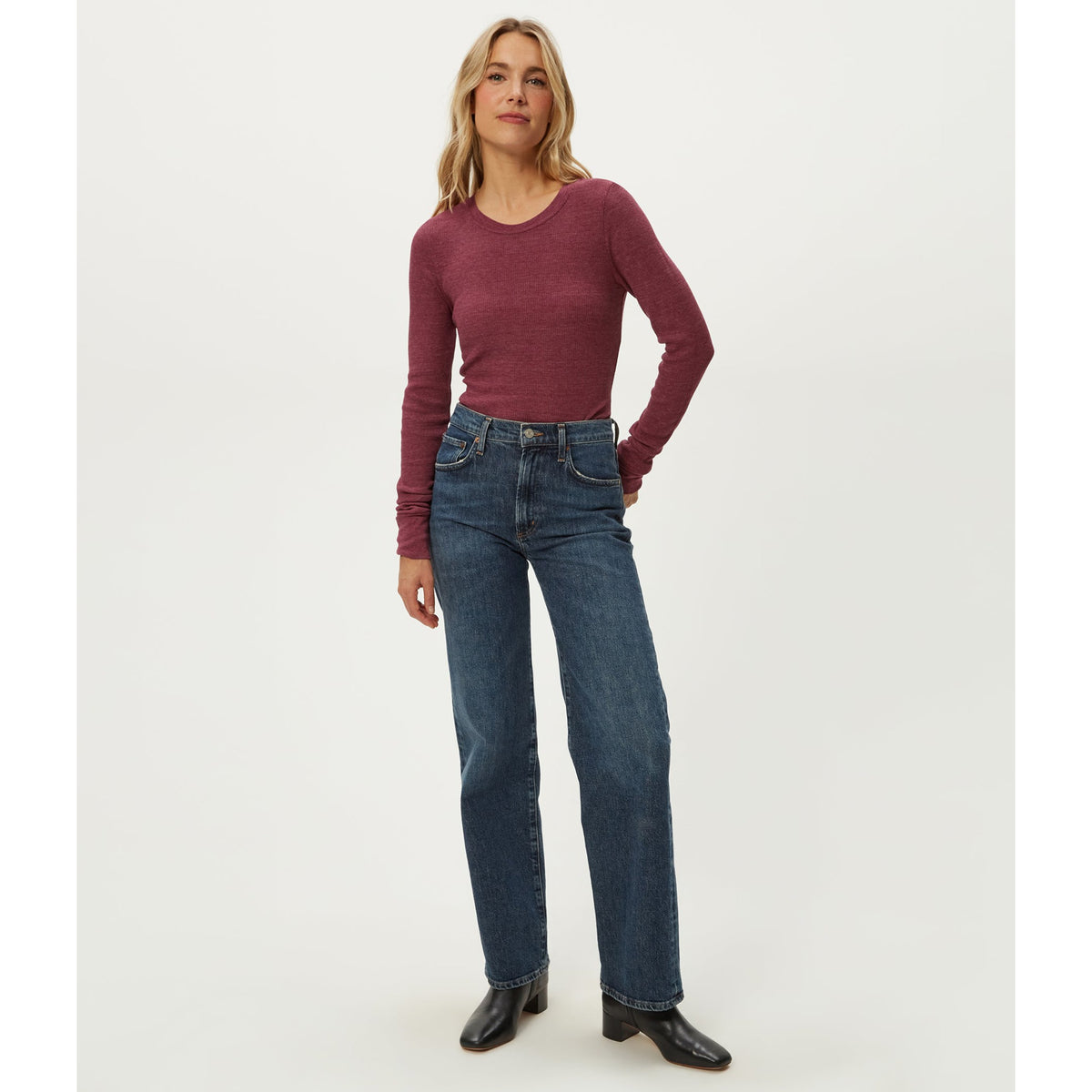 Michael Stars MICHAEL STARS Juliet Crew Neck