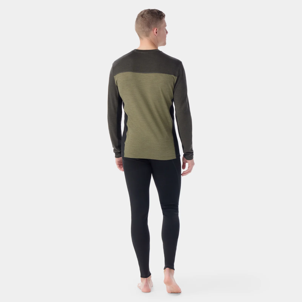Smartwool Men's Merino Thermal Crew- Winter Moss-North Woods