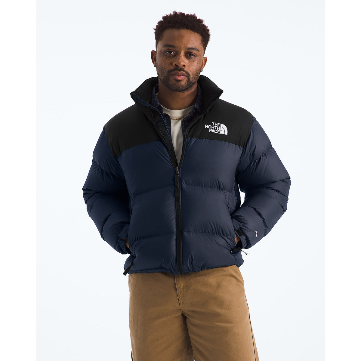 The North Face Mens 1996 Retro Nuptse Jacket - GOB_Summit Navy/TNF Black-R