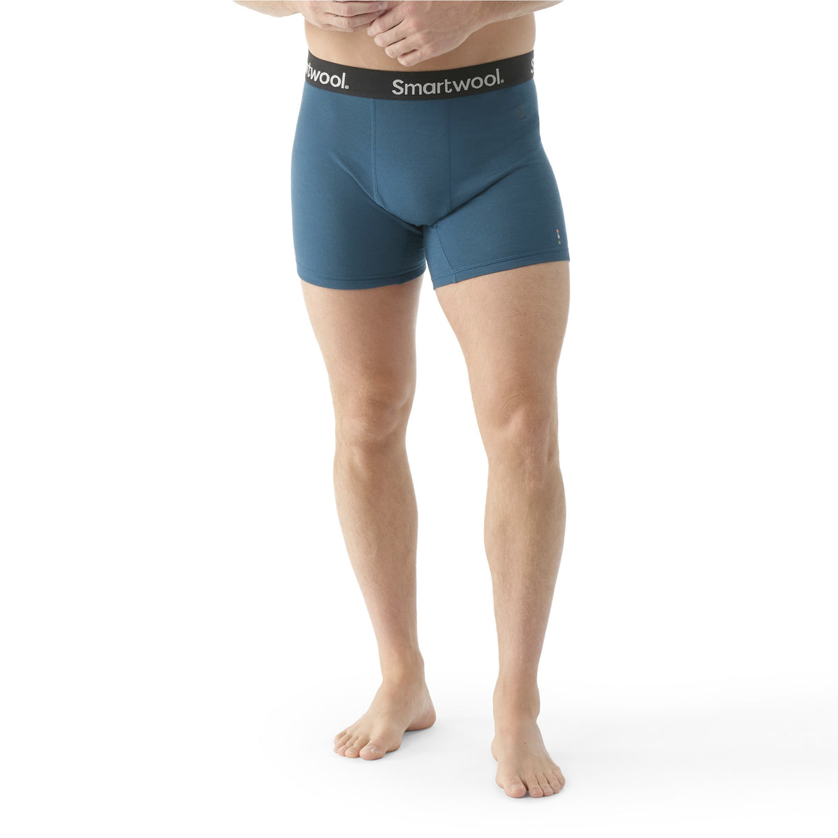 Smartwool Mens Active Boxer Brief Boxed - Twilight Blue