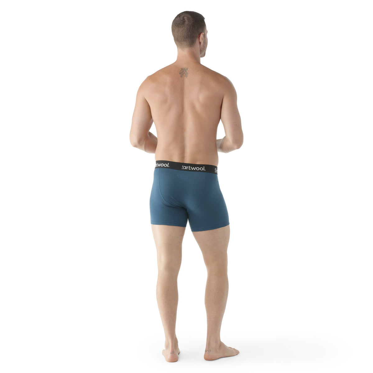 Smartwool Mens Active Boxer Brief Boxed - Twilight Blue