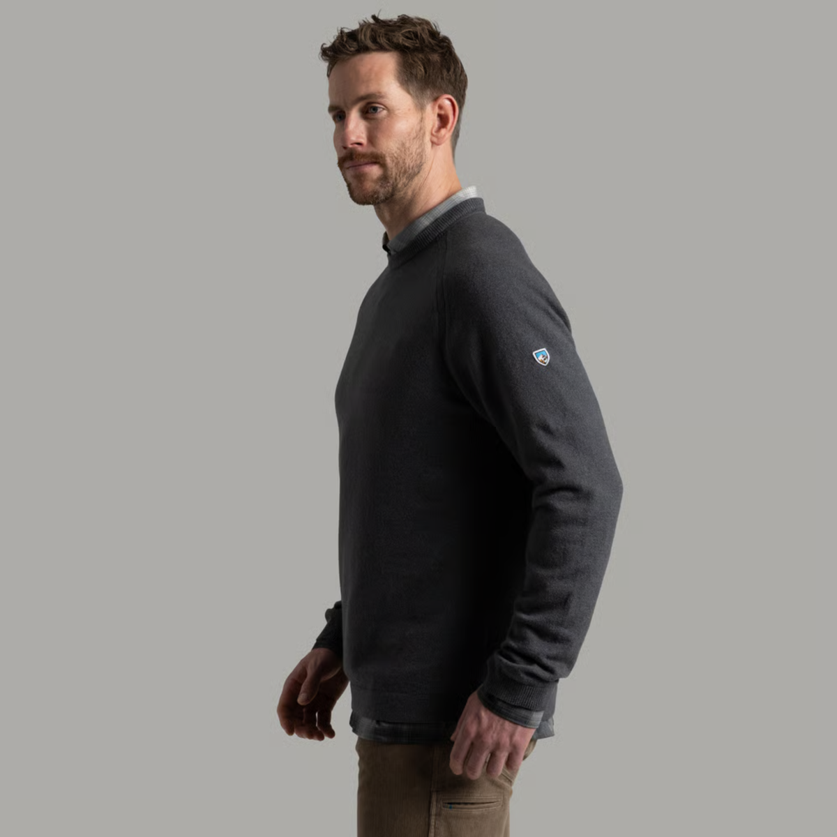 Kuhl Mens Alibi Sweater-Storm Blue
