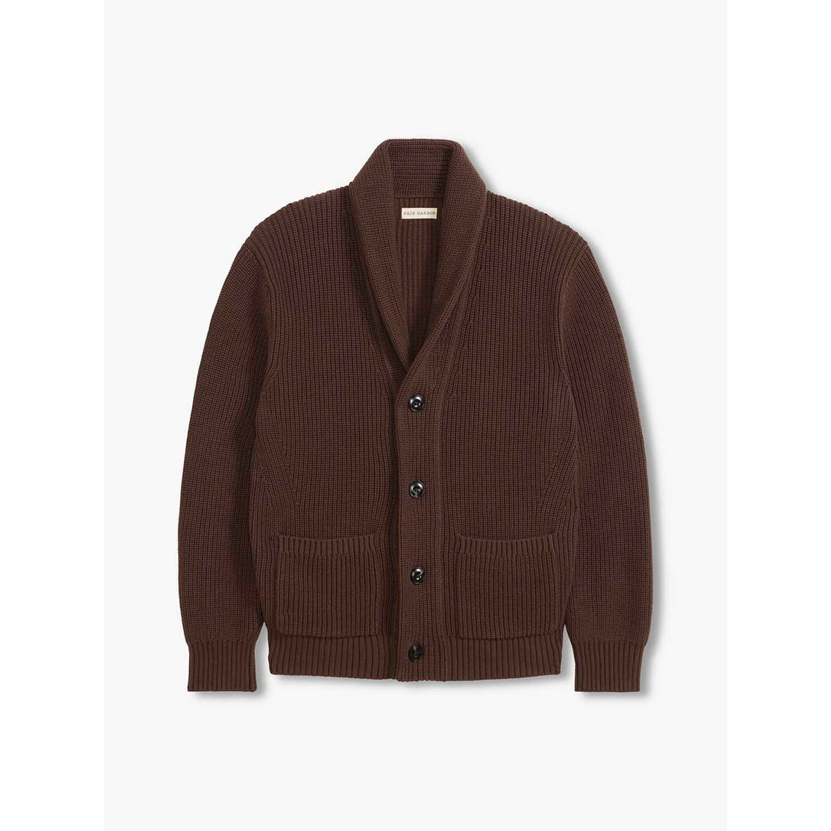 Fair Harbor Mens Beacon Sweater - Espresso