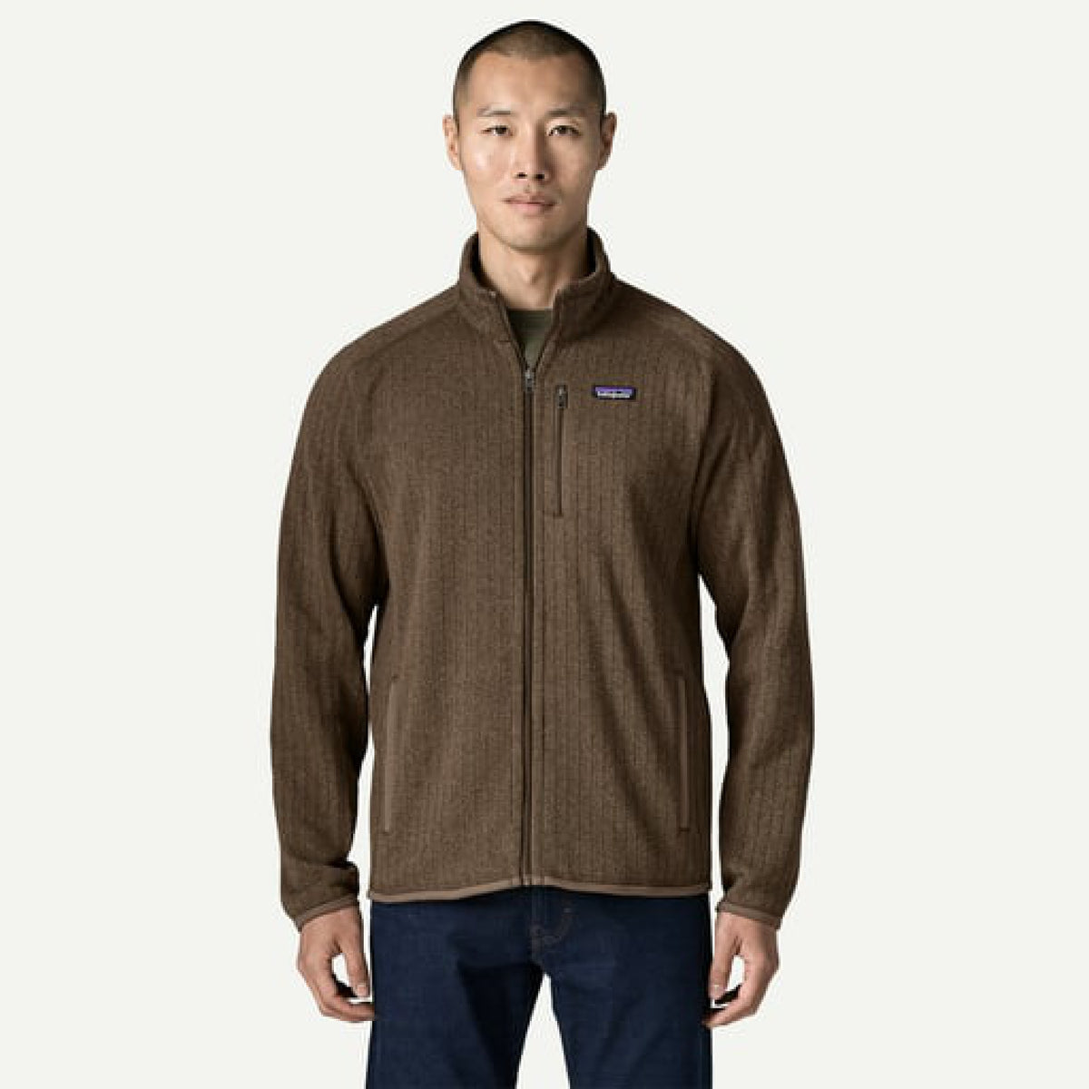 Patagonia Mens Better Sweater Jacket - Marlow Brown Rib Knit