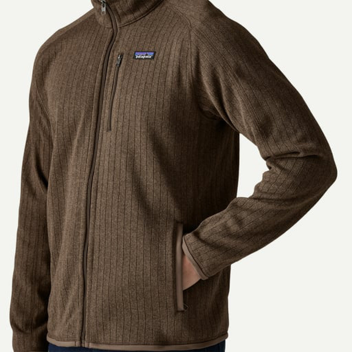 Patagonia Mens Better Sweater Jacket - Marlow Brown Rib Knit