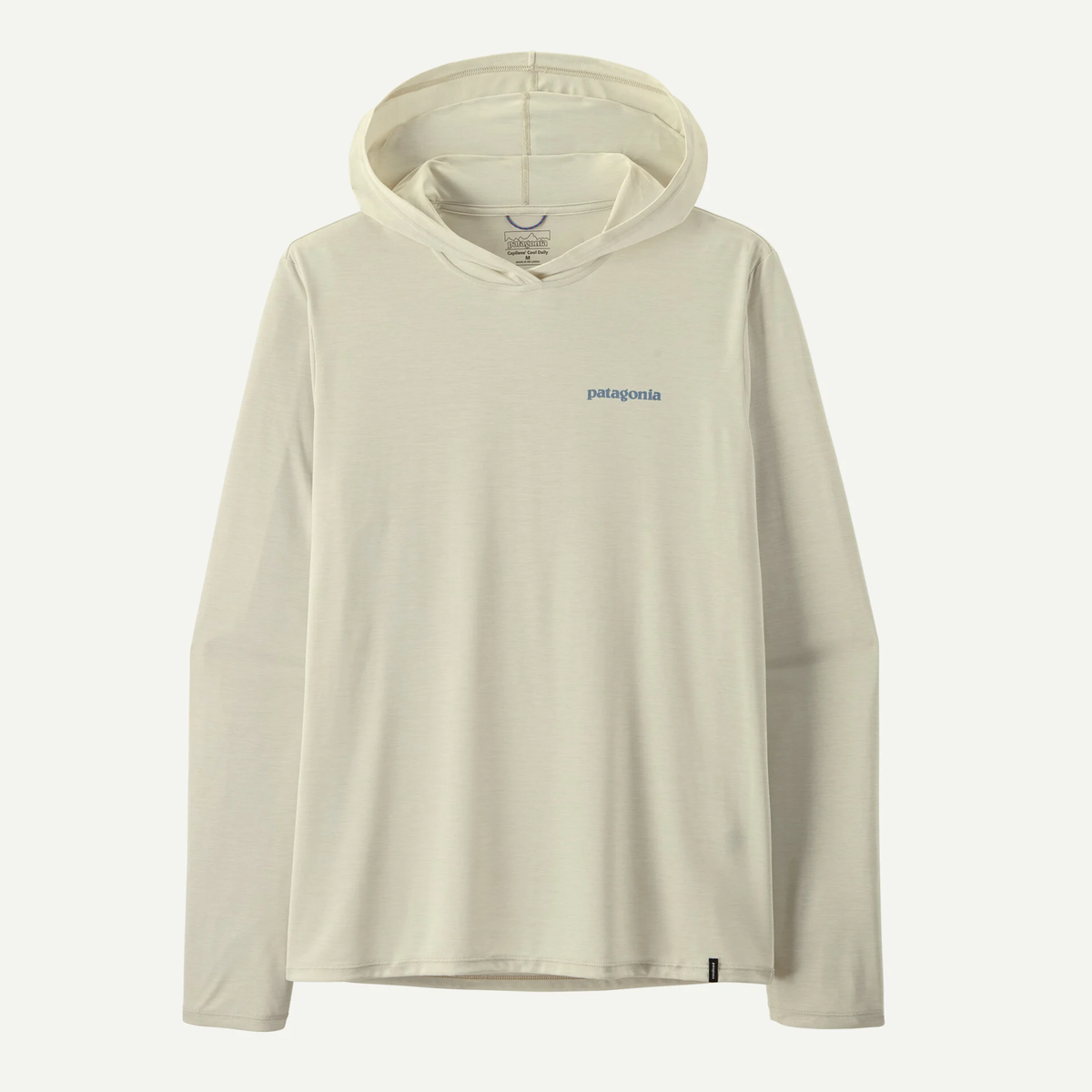 Patagoina Mens Cap Cool Daily Hoody - Boardshort Logo-Dyno White