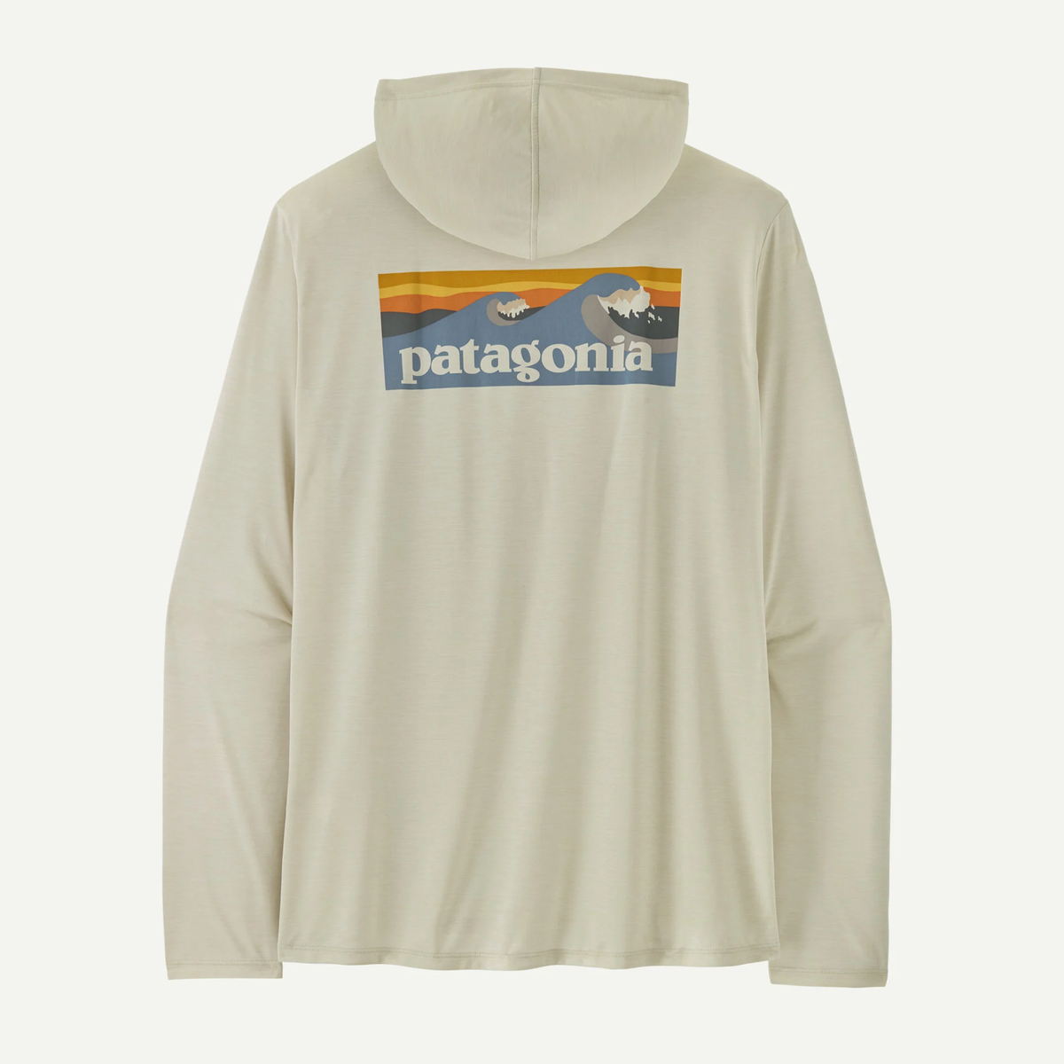 Patagoina Mens Cap Cool Daily Hoody - Boardshort Logo-Dyno White