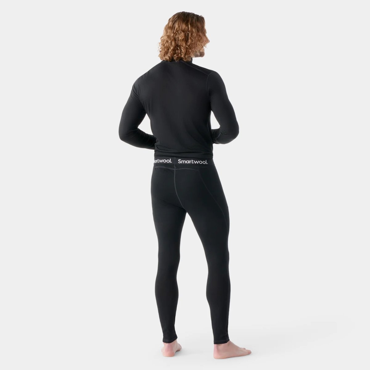 Smartwool Mens Classic All-Season Merino Base Layer Bottom-Black