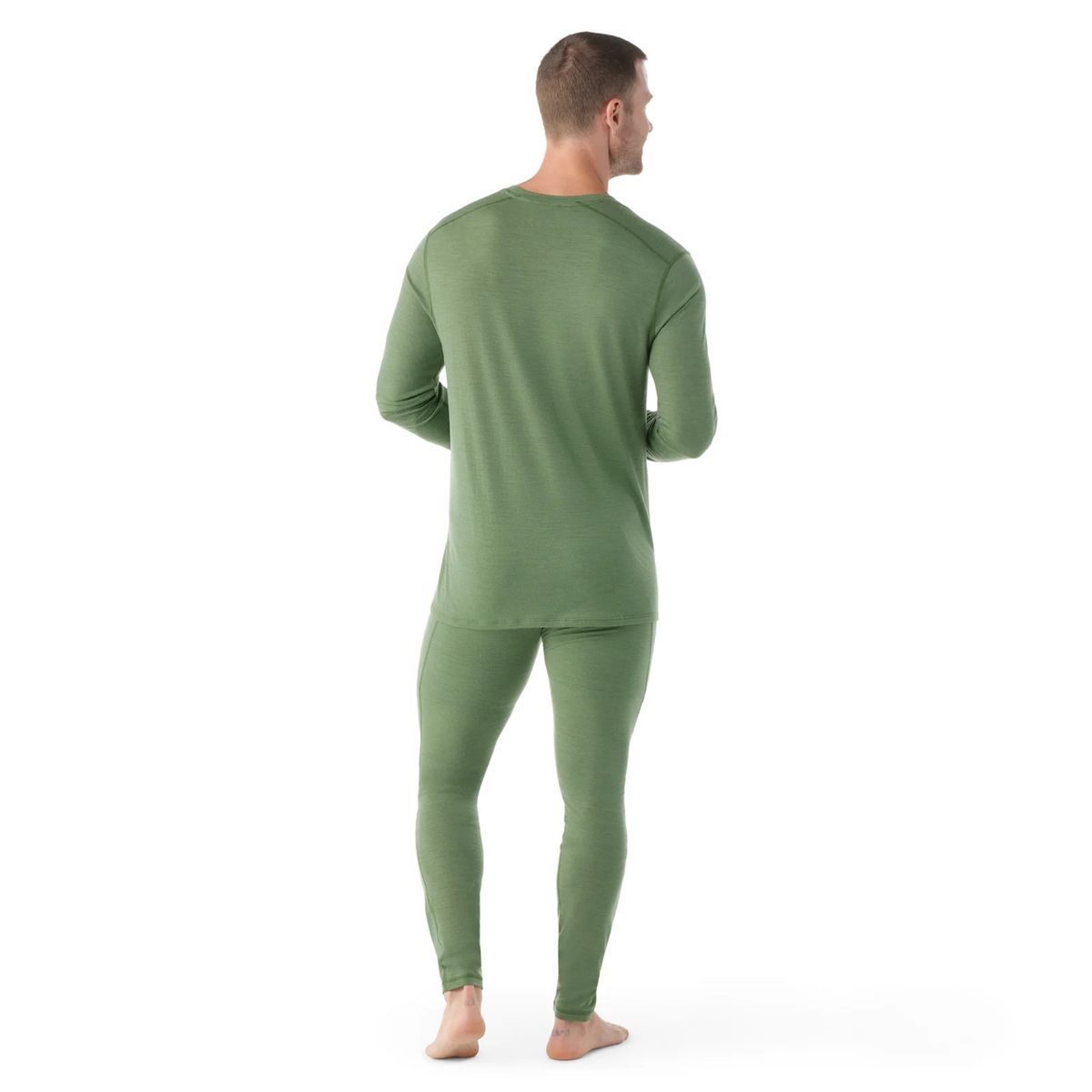 Smartwool Mens Classic All-Season Merino Base Layer Long Sleeve-Fern Green