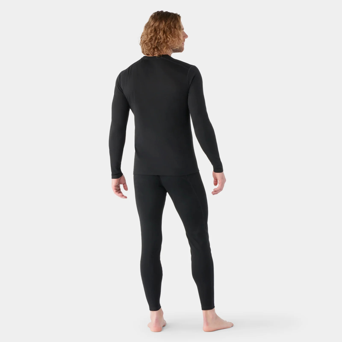 Smartwool Mens Classic All-Season Merino Base Layer Long Sleeve-Black