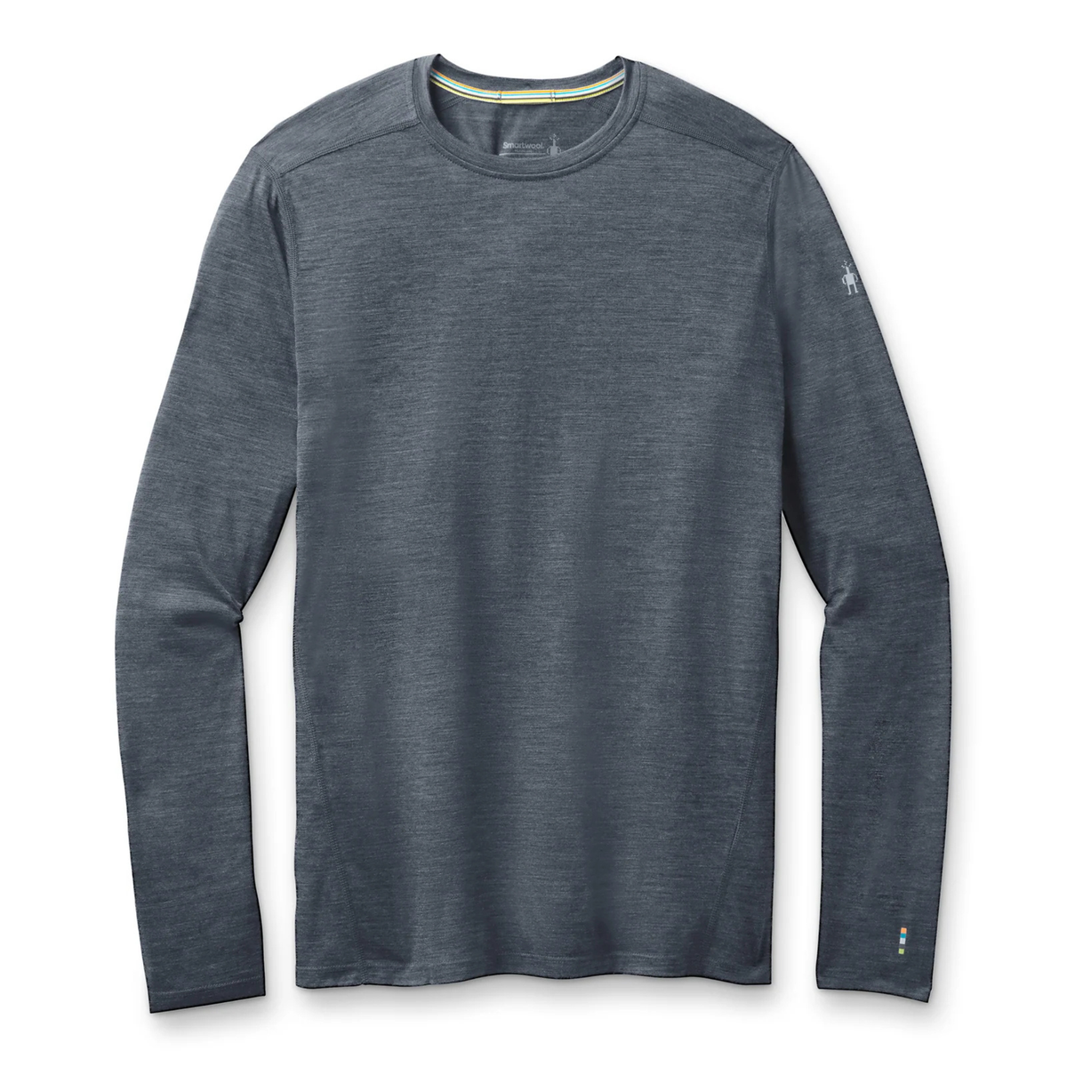 Smartwool Mens Classic All-Season Merino Base Layer Long Sleeve-Iron Heather