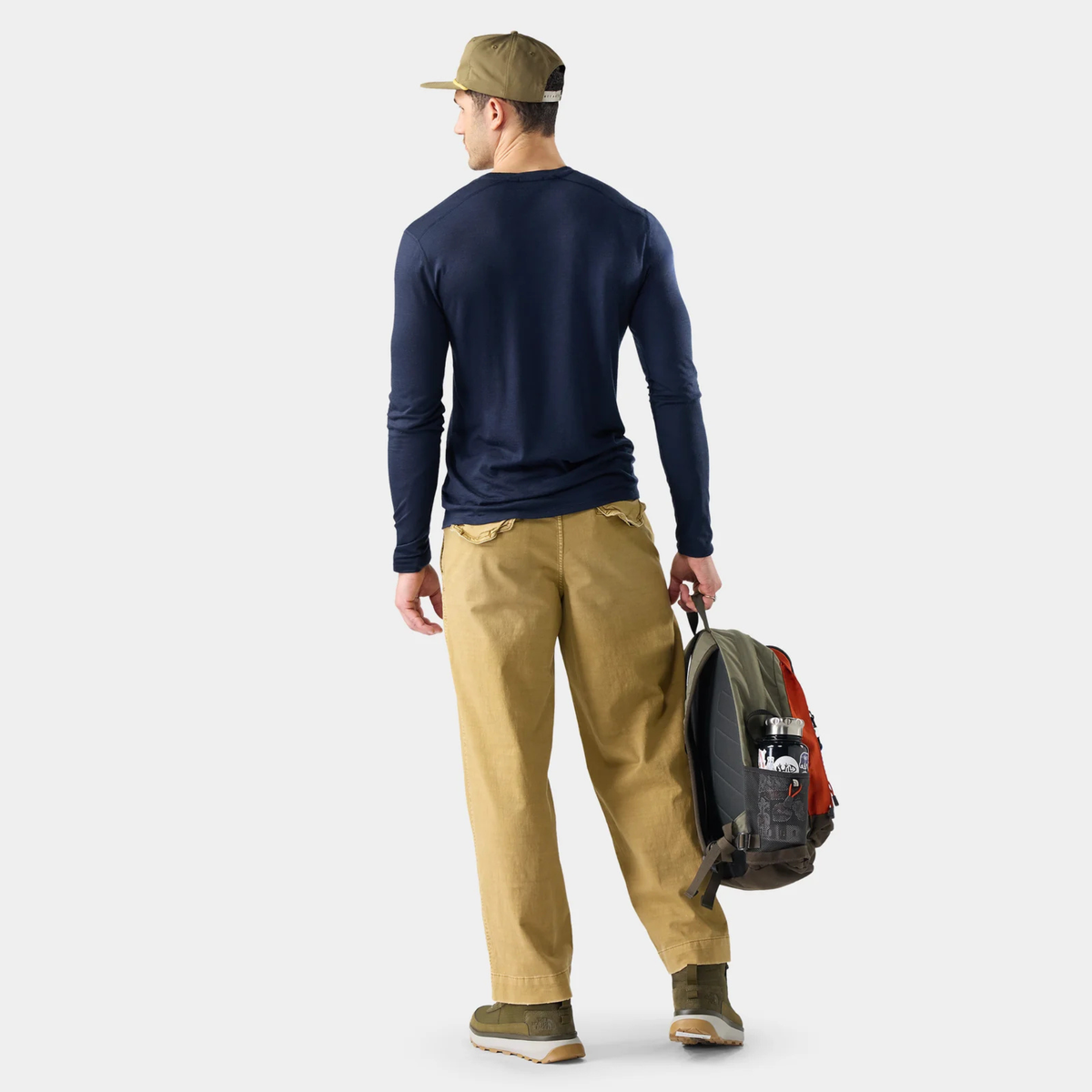 Smartwool Mens Classic All-Season Merino Base Layer Long Sleeve-Deep Navy