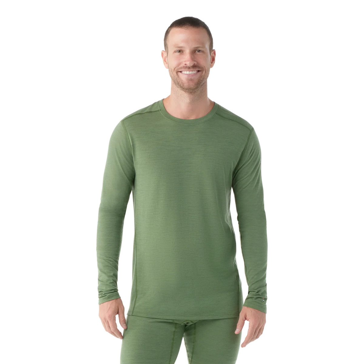 Smartwool Mens Classic All-Season Merino Base Layer Long Sleeve-Fern Green