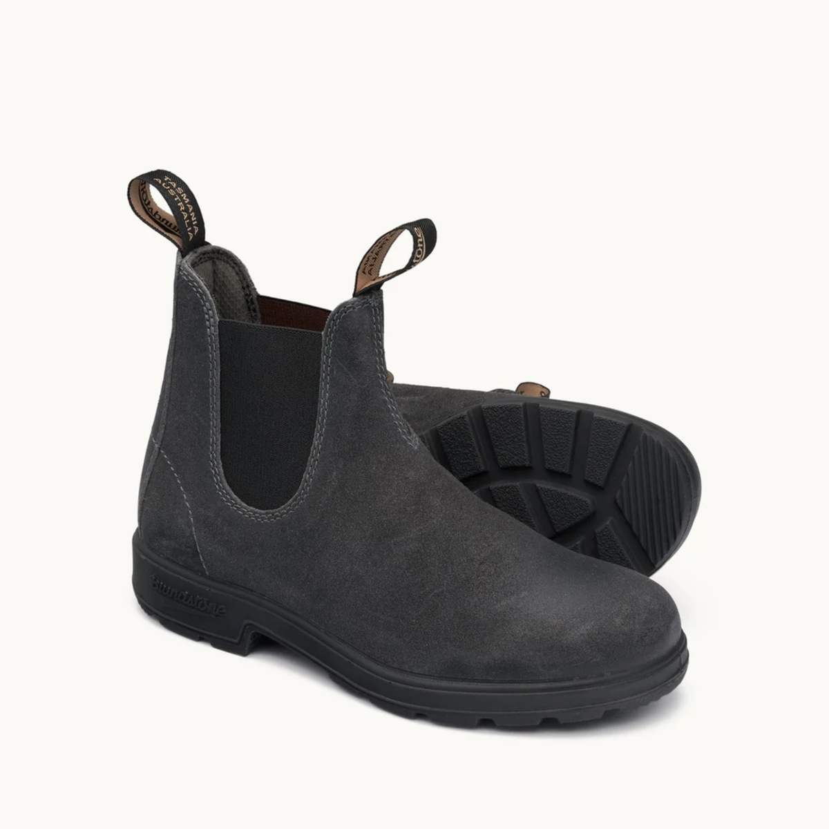Blundstone Mens Classic Dress Boots - Steel Grey T-Style-Steel Grey 