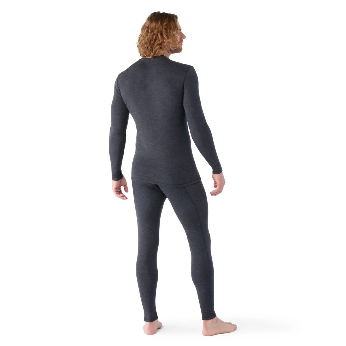 Smartwool Mens_Classic Thermal Merino Base Layer 1 4 Zip-Charcoal Heater 