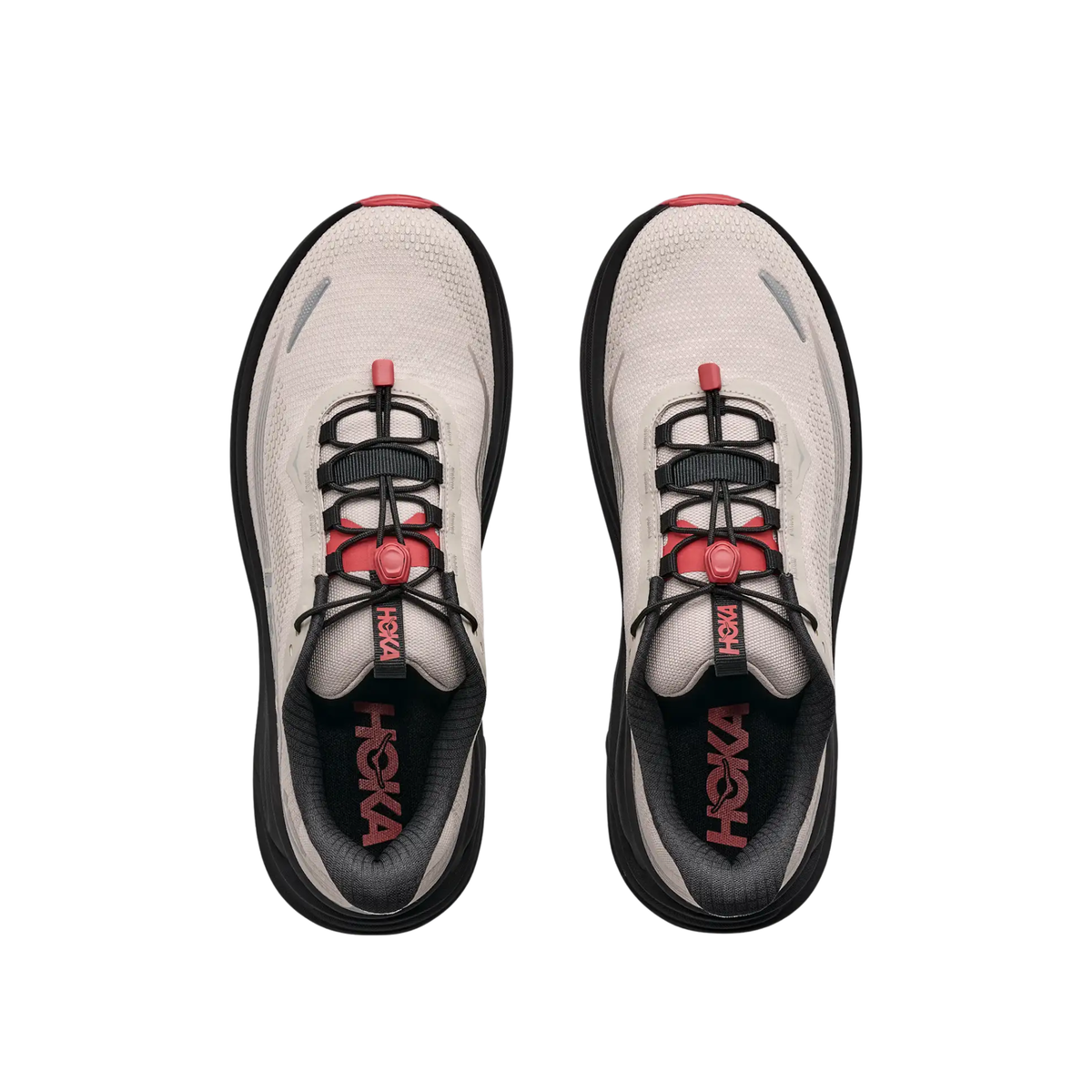 Hoka Mens Clifton 11 GTX-River Rock Grey / Carbon Black