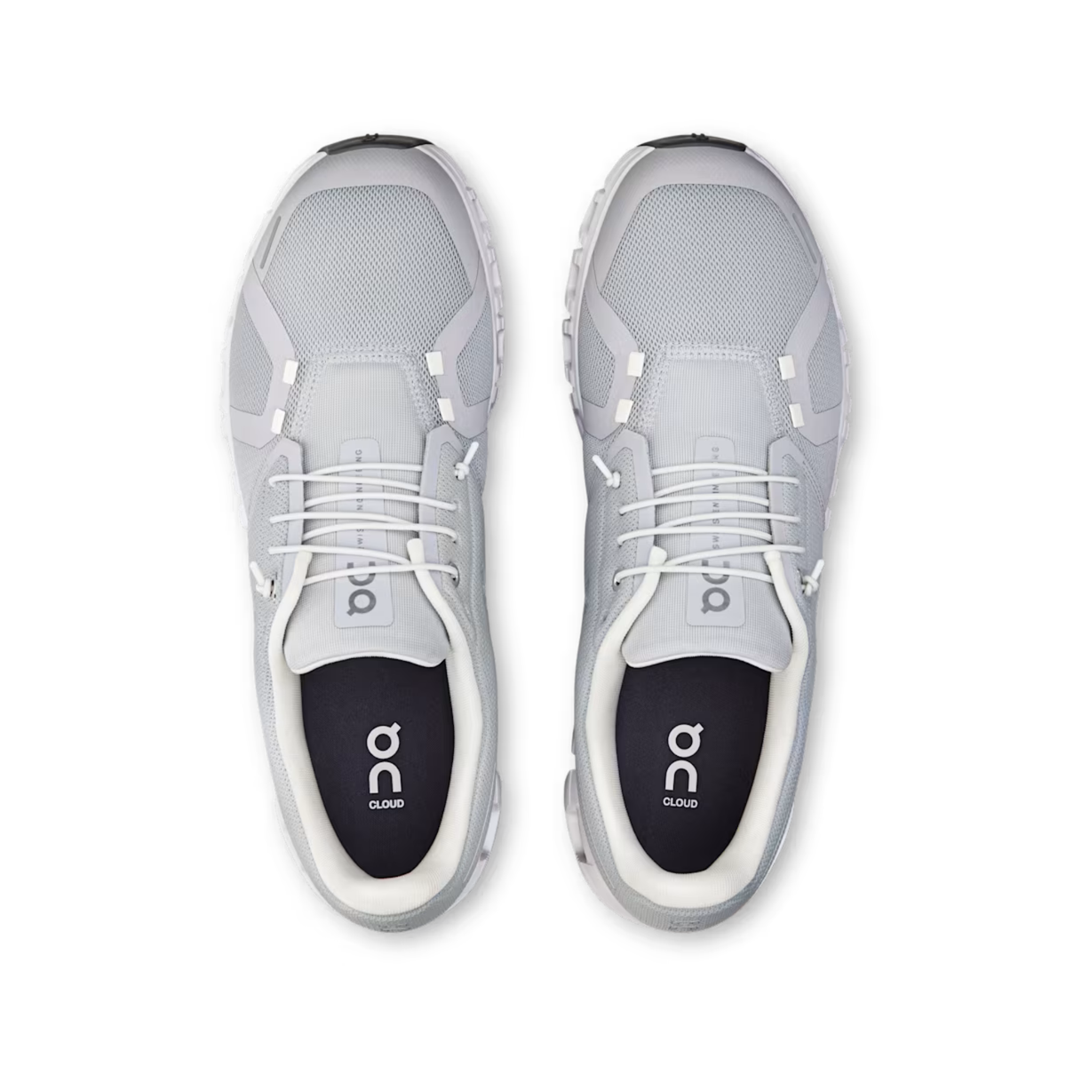 On Running Mens Cloud 6 in Glacier | White-White 