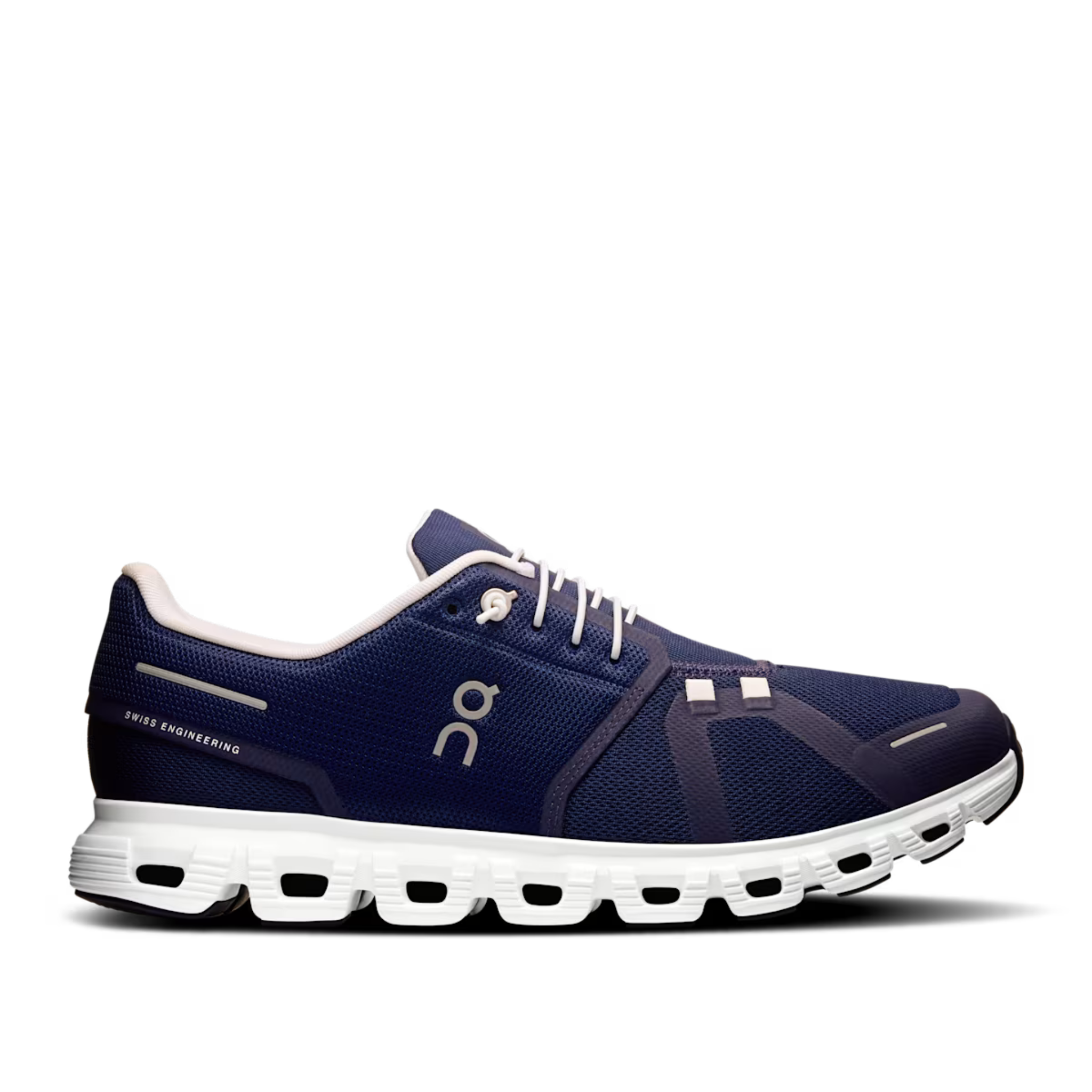 On Running Mens Cloud 6 in Midnight | White_White 