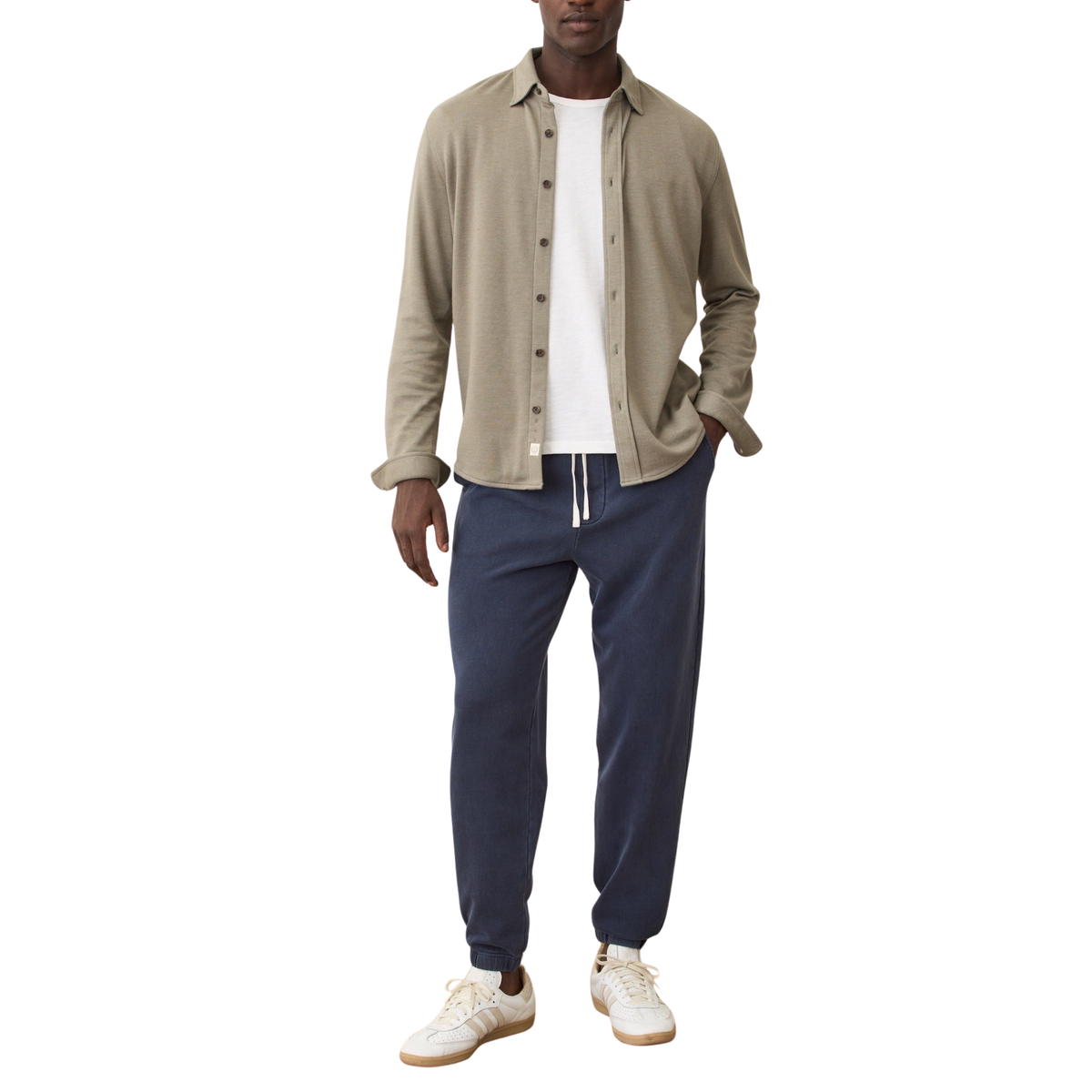Marine Layer Mens Cloud 9 Fleece Sweatpant - Mood Indigo
