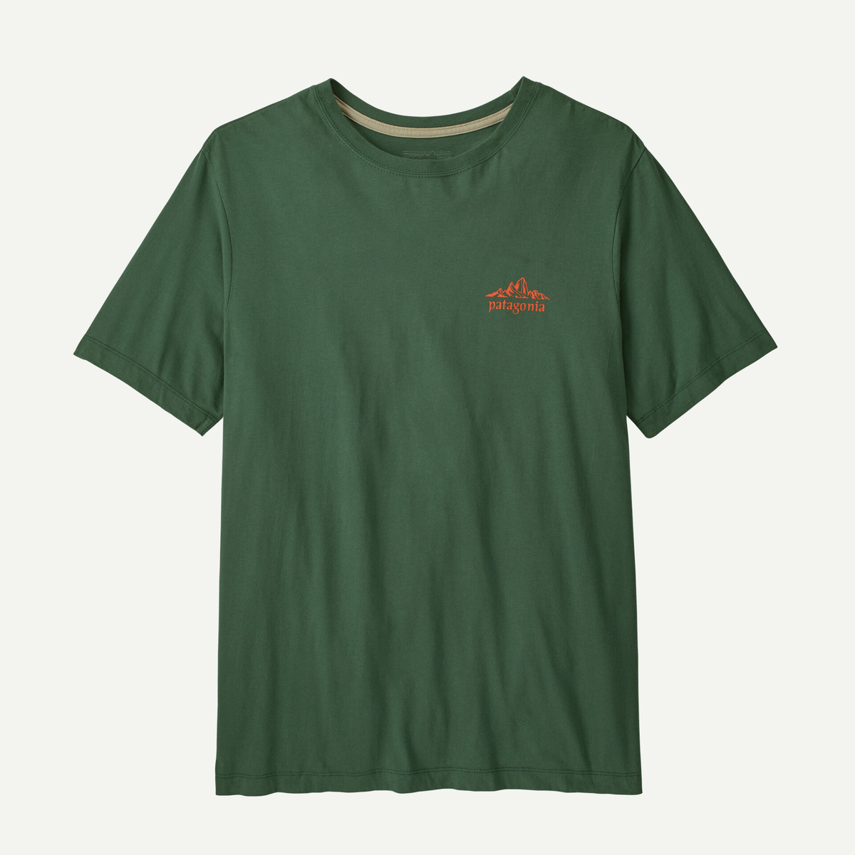 Patagonia Mens Cloud Crag T-Shirt-Canopy Green