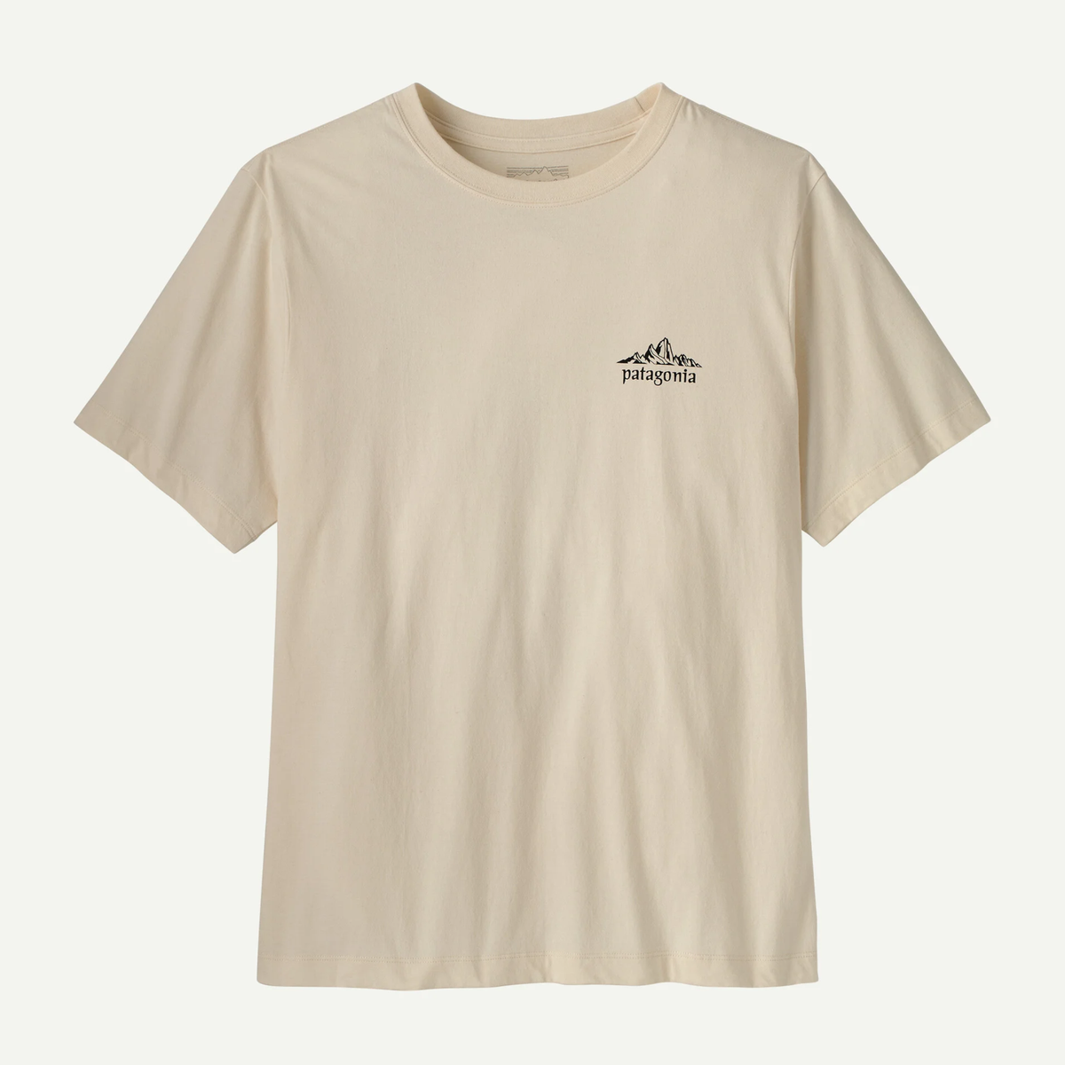 Patagonia Mens Cloud Crag T-Shirt-Undyed Natural