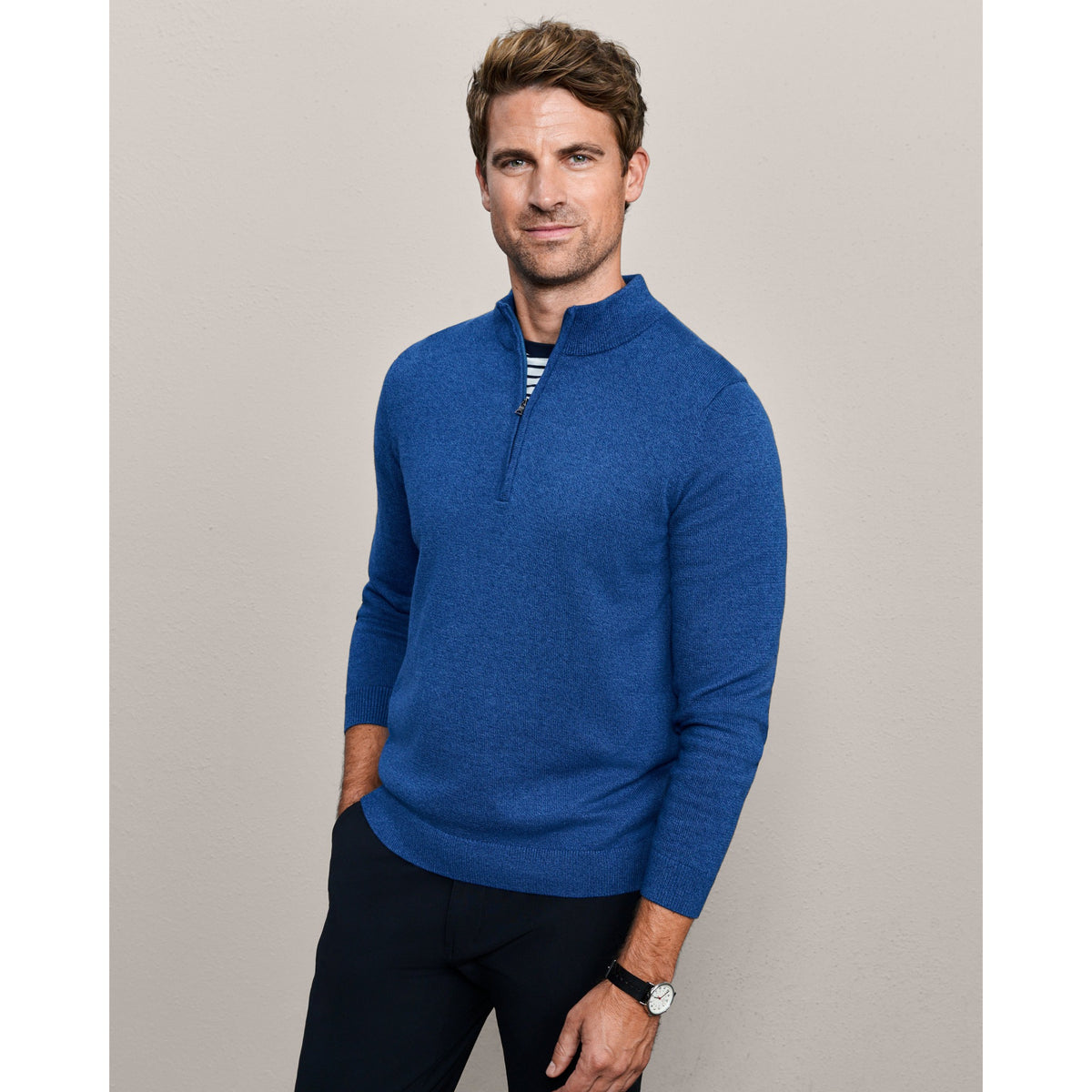 Rhone Mens Commuter 1/4 Zip Sweater