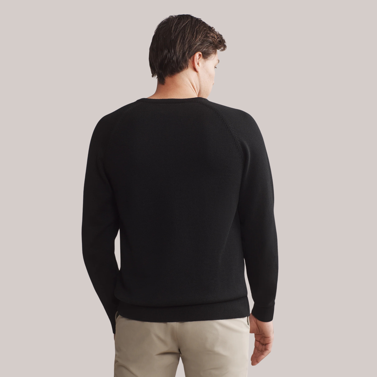Rhone Mens Commuter Crewneck Sweater-Black