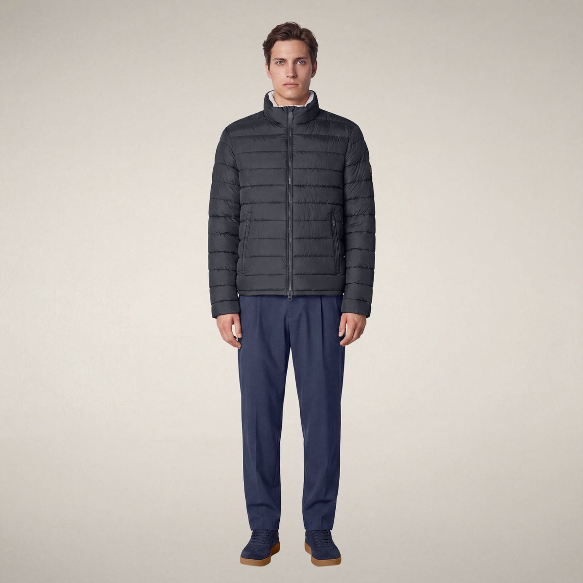 Save The Duck Mens Conan Jacket MIRO23 - Blue Black
