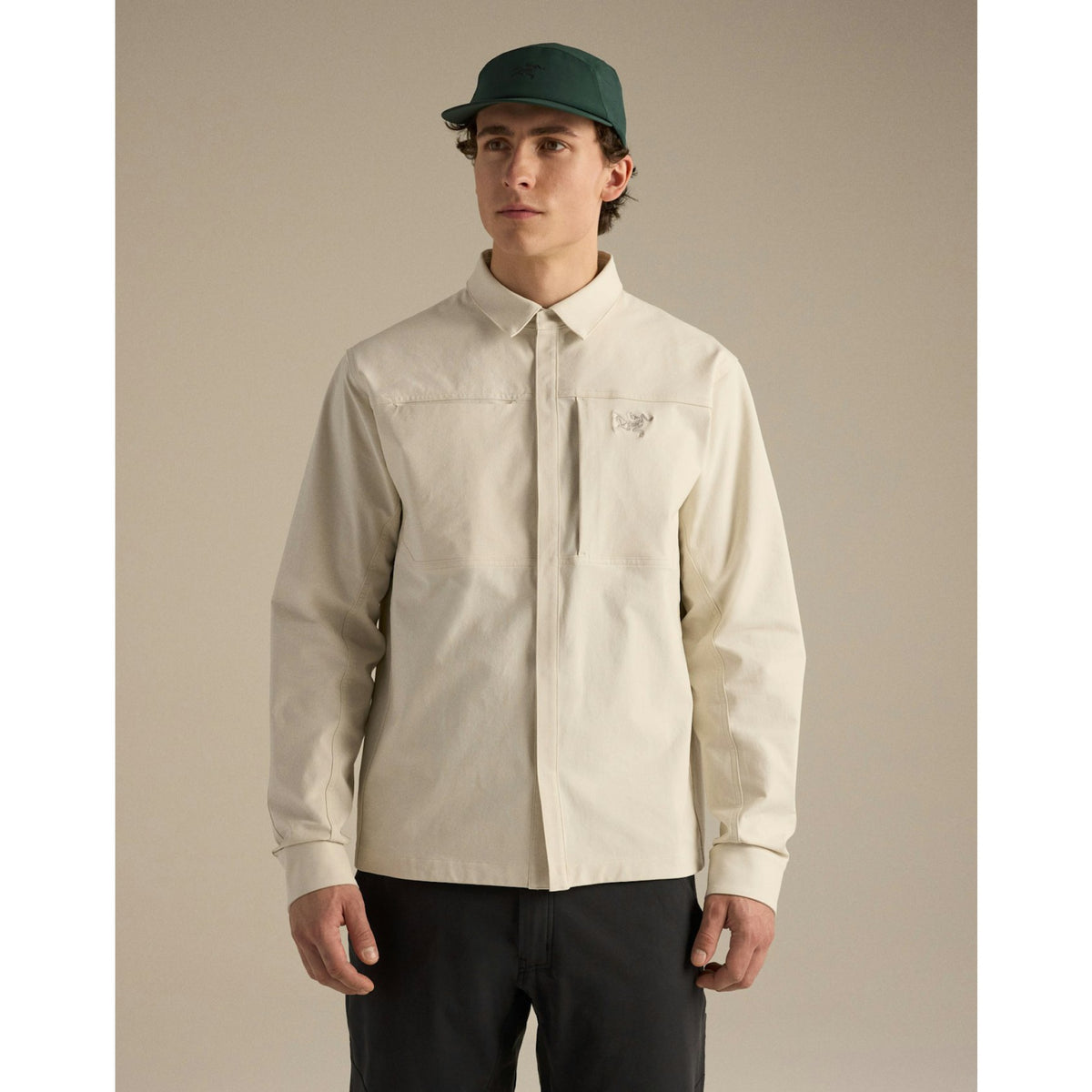 Arcteryx Mens Cronin Cotton Overshirt - Sea Salt