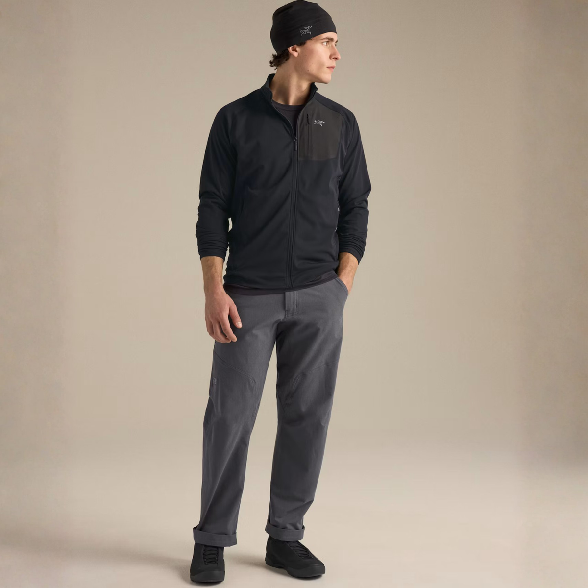 Arcteryx Mens Delta Jacket F26- Black Sapphire