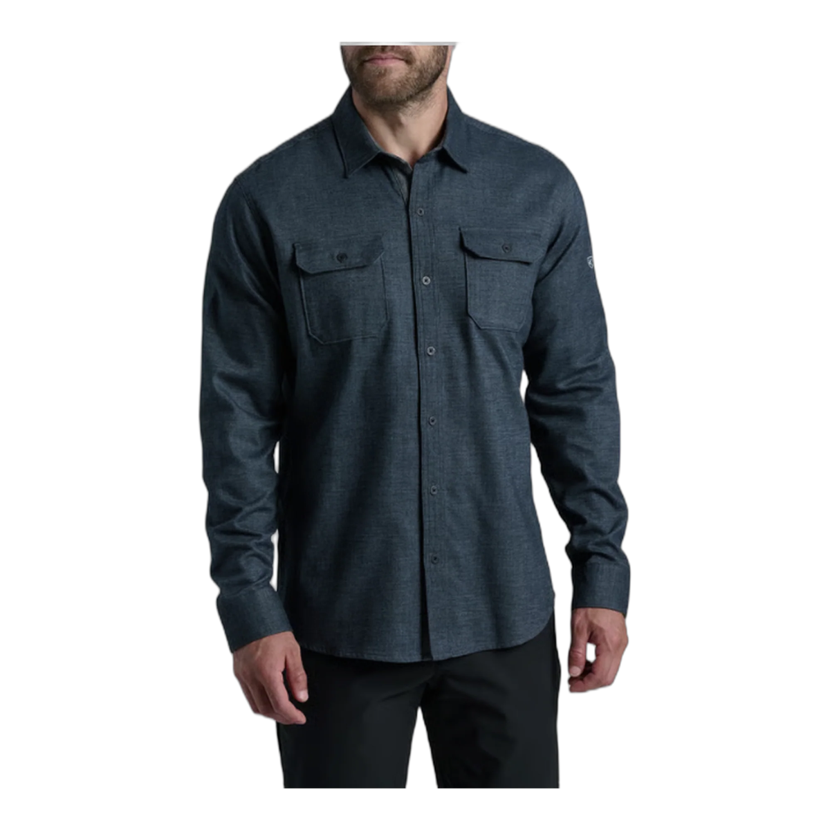 Kuhl Mens Descendr Long Sleeve-Deep Abyss