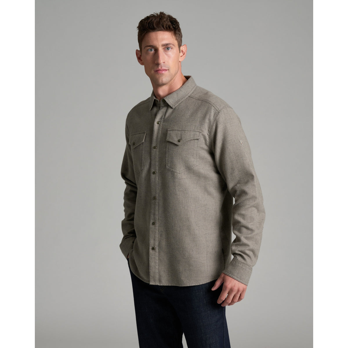 Kuhl Mens Disputr LS - DKPU_Dark Pumice