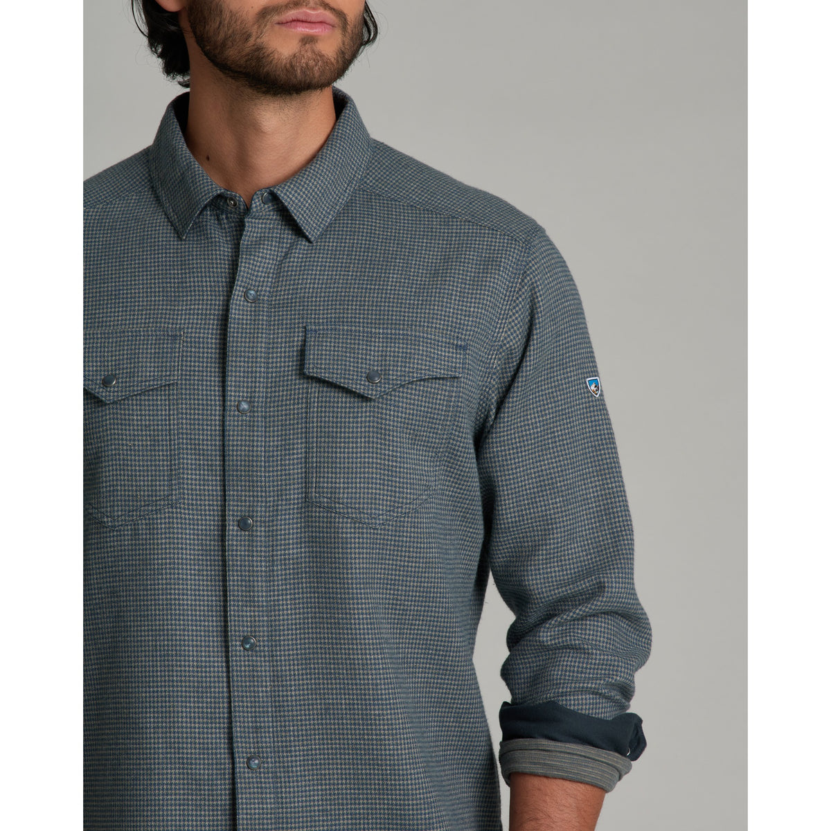 Kuhl Mens Disputr LS - FJOR_Fjord Blue