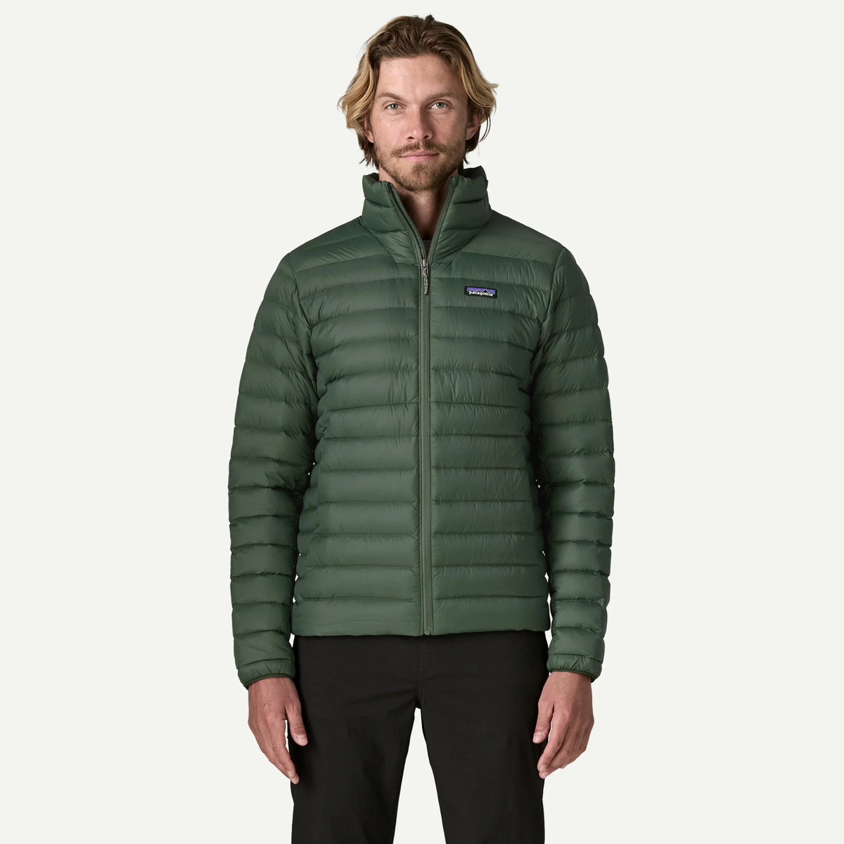 Patagonia Mens Down Sweater-Treeline Green