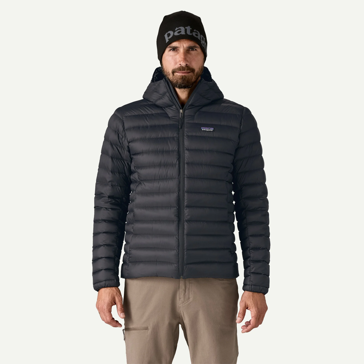 Patagonia Mens Down Sweater Hoody-Black