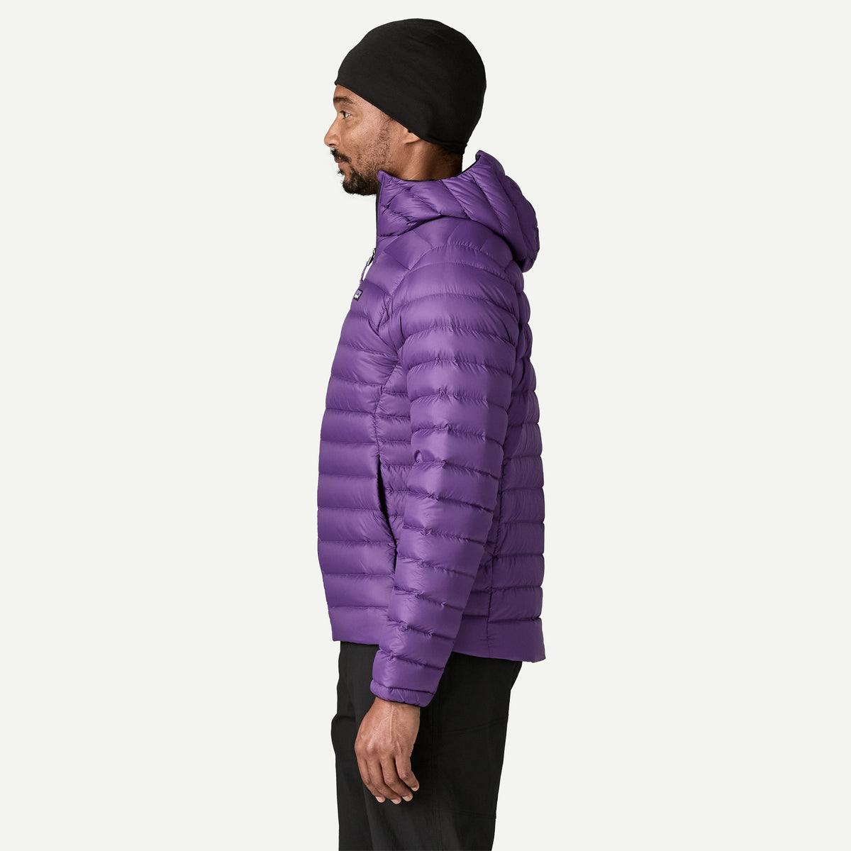 Patagonia Mens Down Sweater Hoody - Purple
