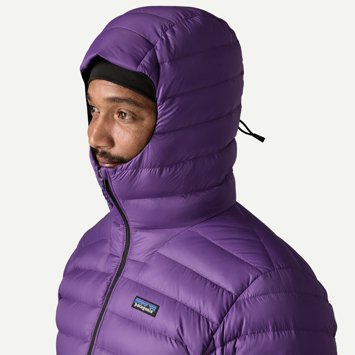 Patagonia Mens Down Sweater Hoody - Purple