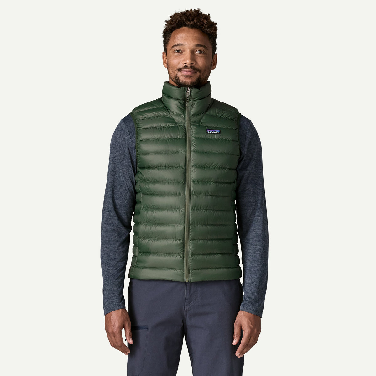 Patagonia Mens Down Sweater Vest F26 - Treeline Green