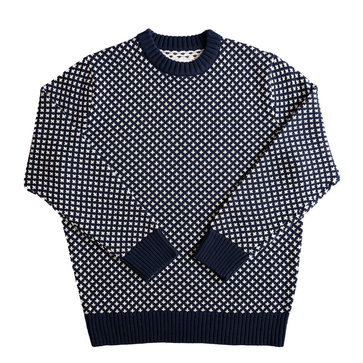 Long Wharf Mens Edgartown Seawell Crew-Navy