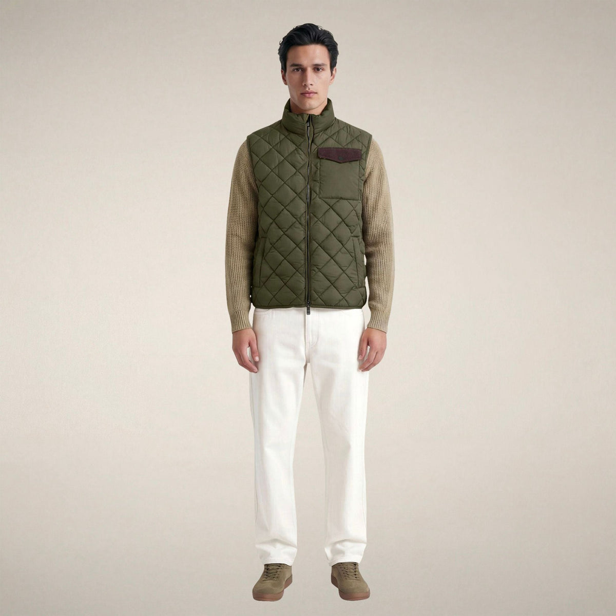 Save The Duck Mens Fabrice Jacket MIRO23 - Snake Green