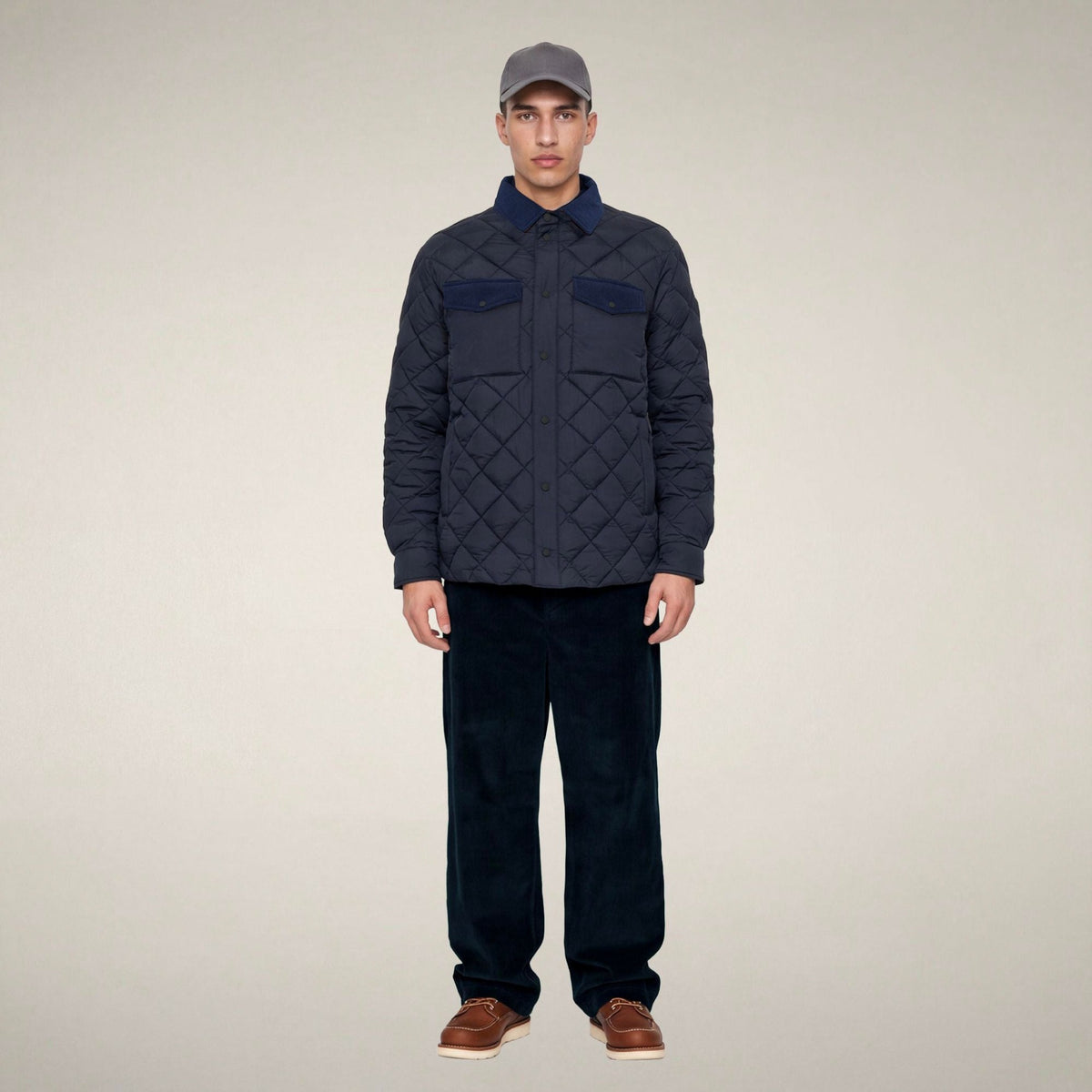 Save The Duck Mens Firmin Jacket MIRO23 - Blue Black