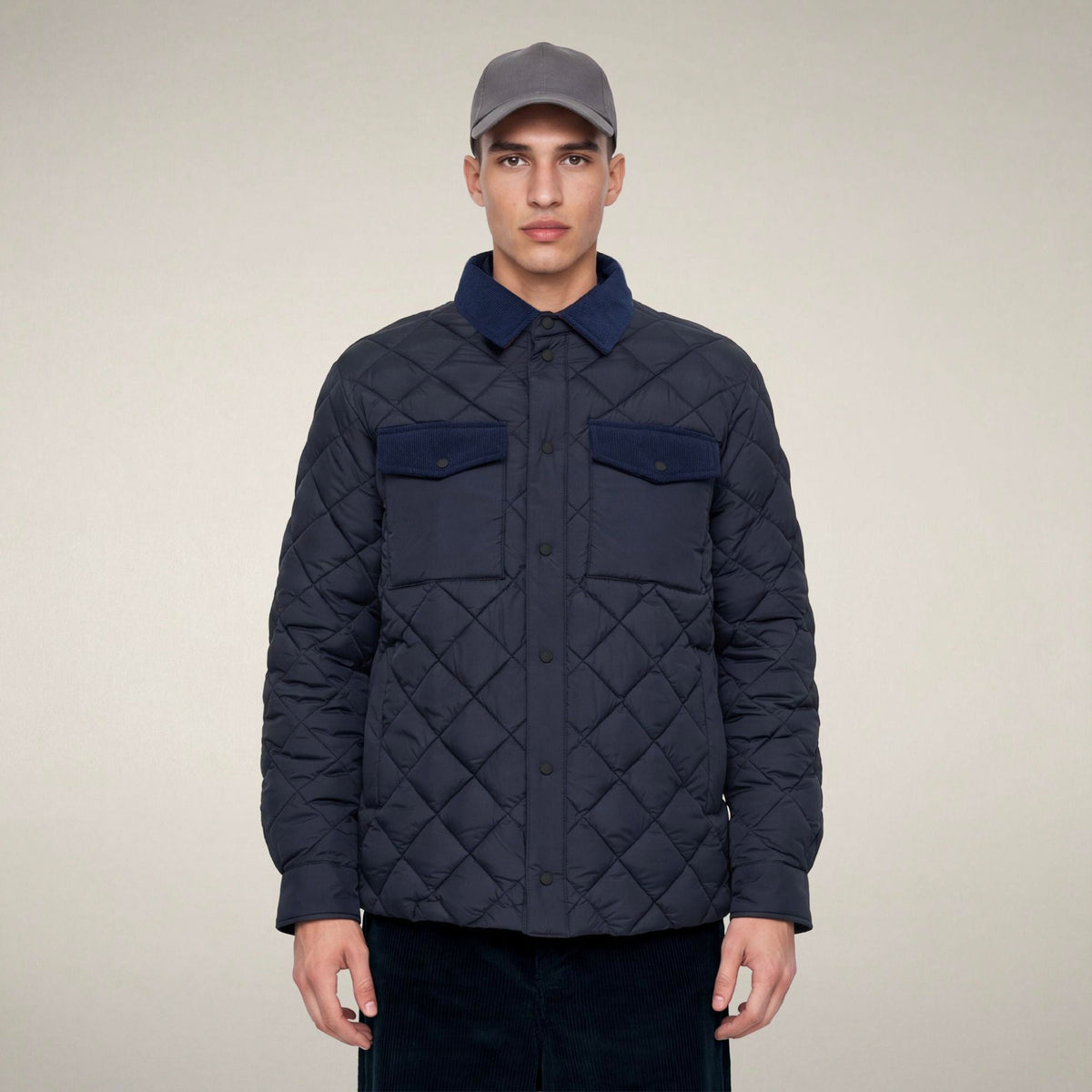 Save The Duck Mens Firmin Jacket MIRO23 - Blue Black