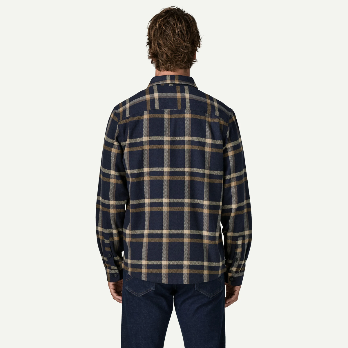 Patagonia Mens Fjord Flannel Shirt-New Navy