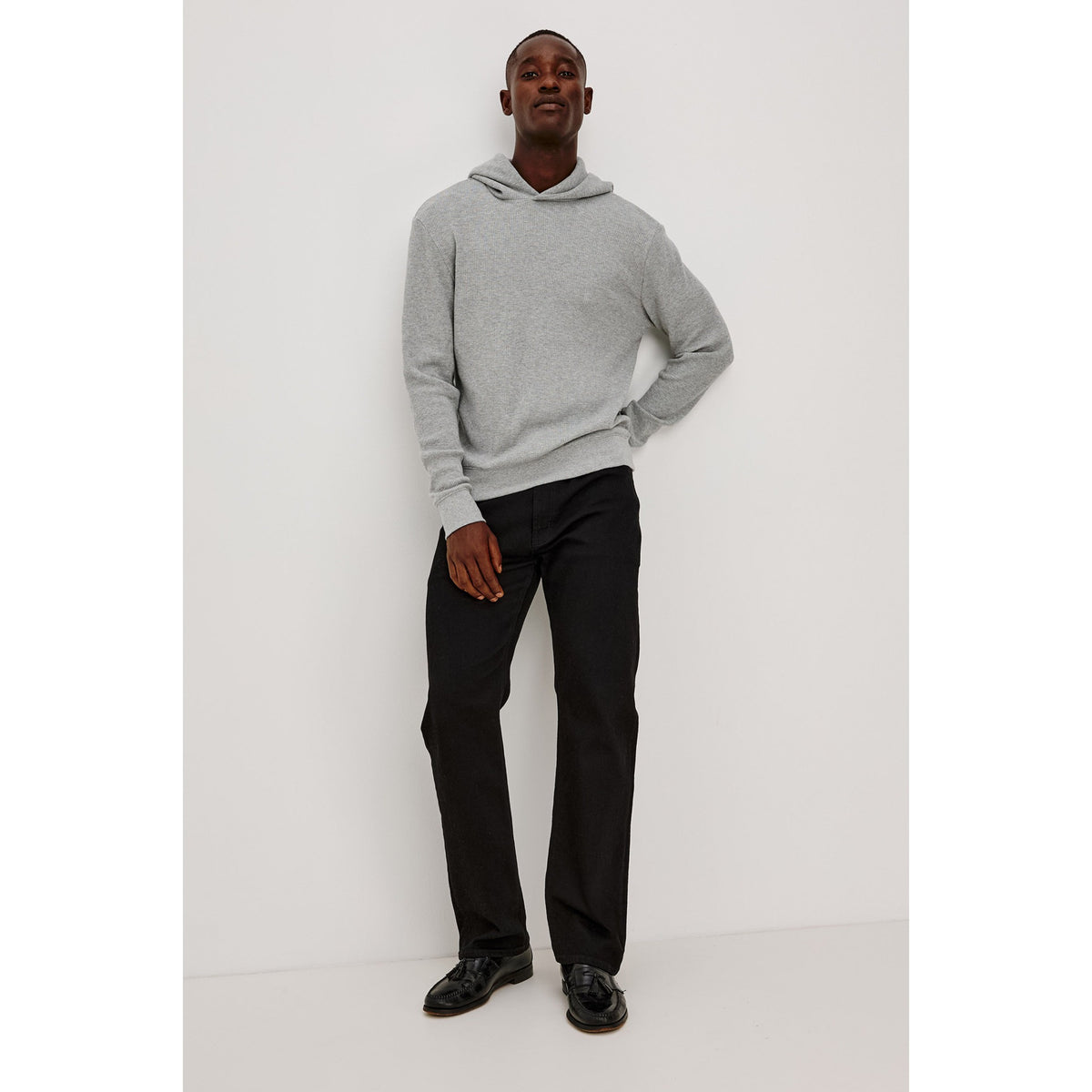 Rails Mens Gates Hoodie in Heather Grey - Heather Grey