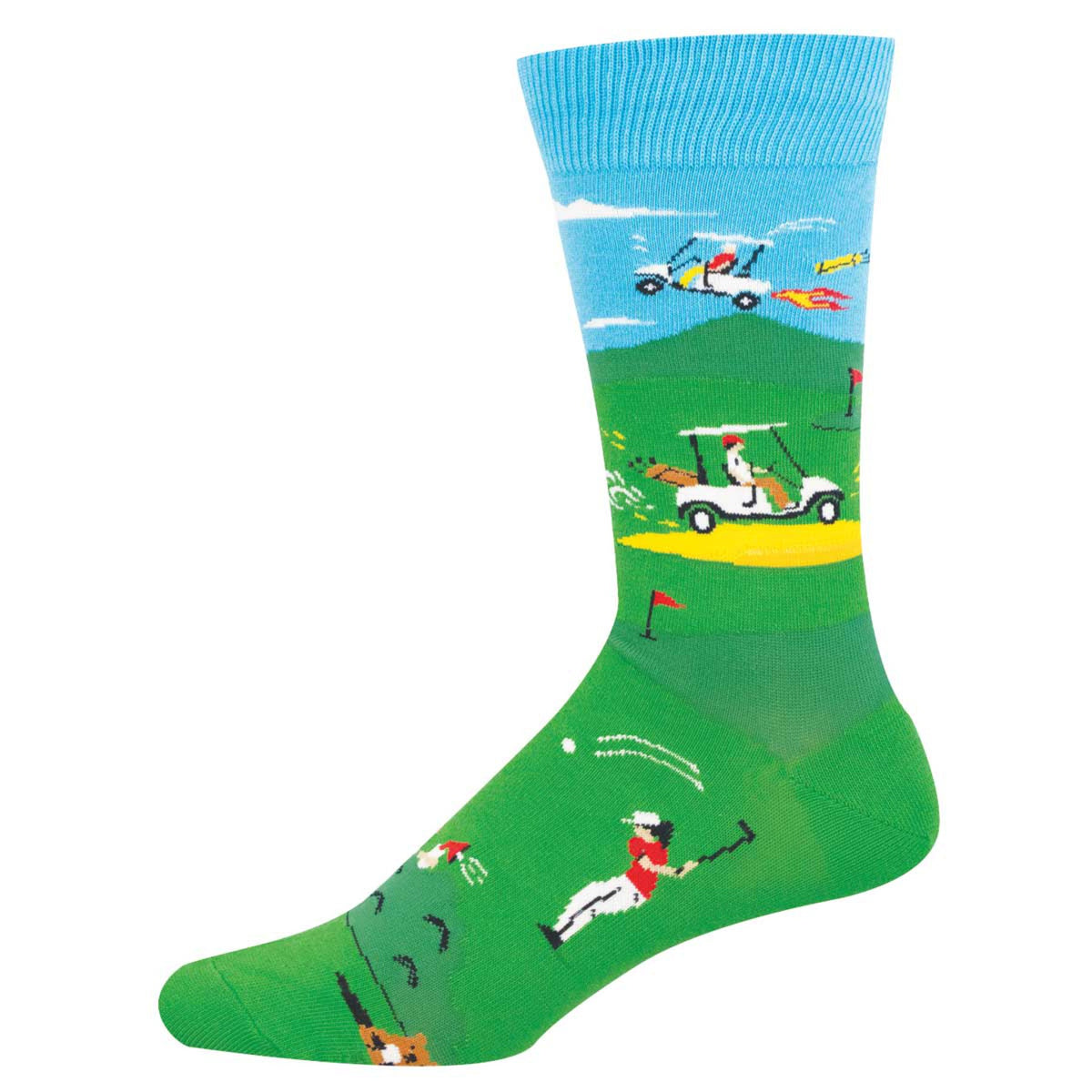 Socksmith Mens Gee Golf Hijinx Sock